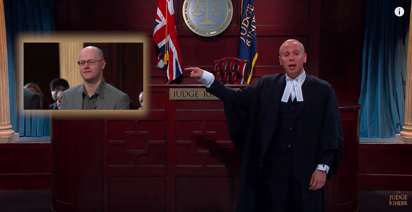 Judge Rinder Pie Eater